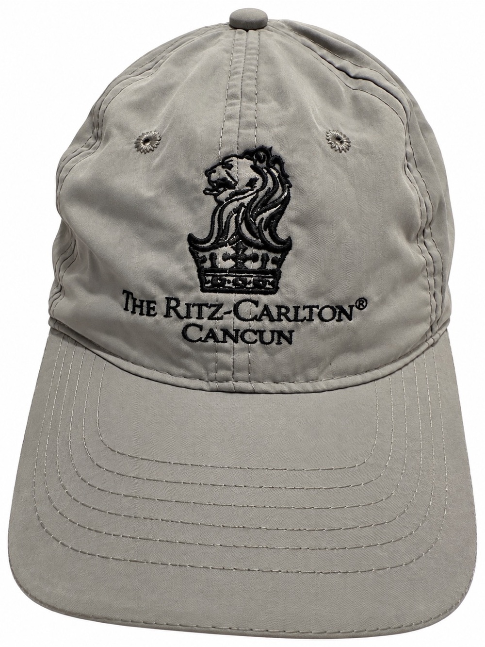 The Ritz-Carlton Cancun Hat Gray Embroidered Resort Hotel Dad Cap OS